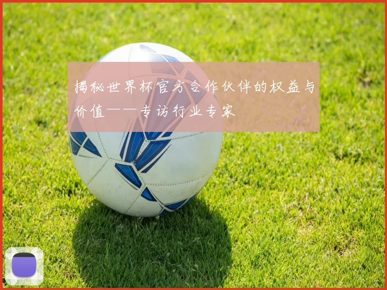 揭秘世界杯官方合作伙伴的权益与价值——专访行业专家